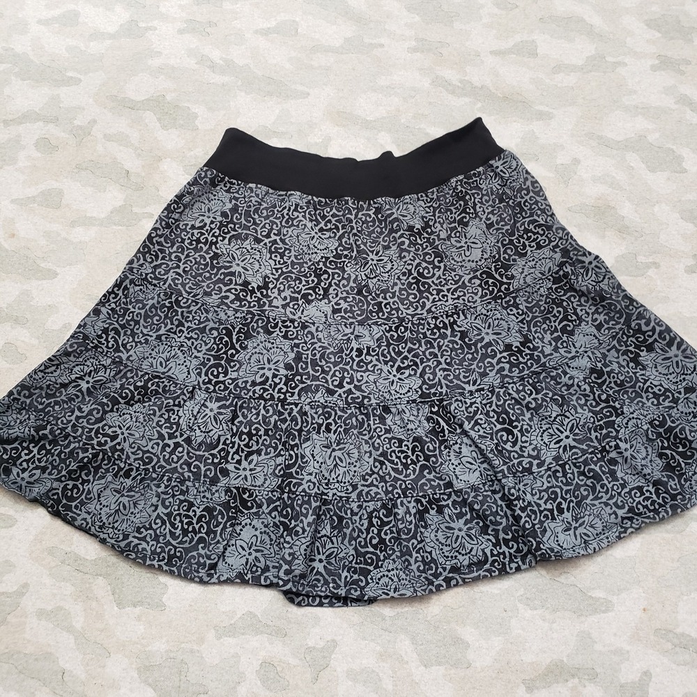 Fresh‎ Produce Skirt Womens XL Gray Mini Pull On